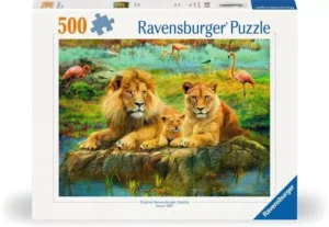 Lions dans la savane - 500p