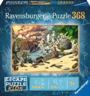 L'aventure des pirates - Escape puzzle kids - 368p