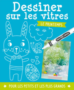 Dessiner sur les vitres "Le Printemps"