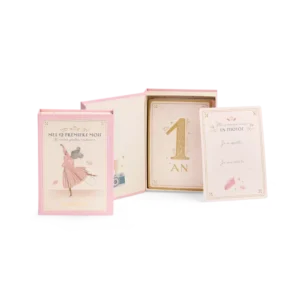 Cartes Mes 12 premiers mois "La petite école de danse"