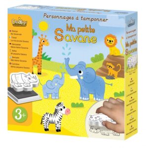 Personnages à tamponner "Ma petite savane"