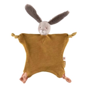 Doudou lapin ocre
