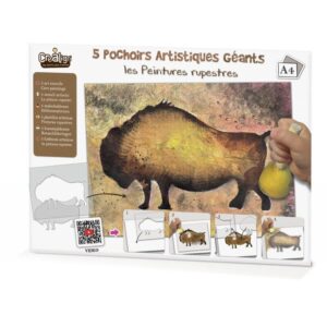 Pochoirs Artistiques Géants "Les Peintures Rupestres"