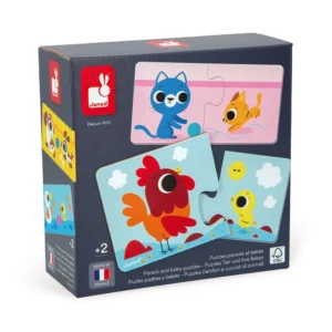 Puzzles parents et bébés animaux - 12x2p